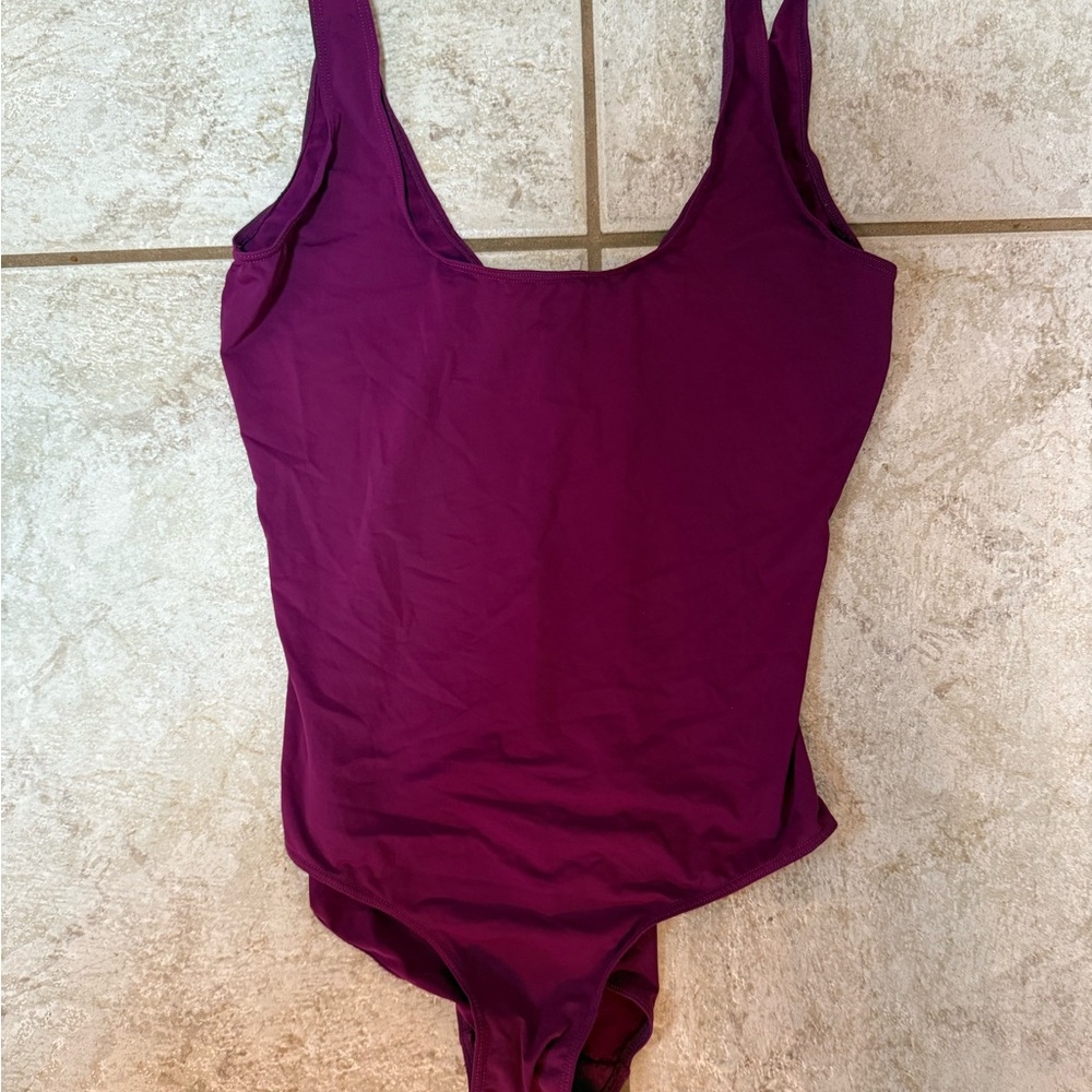 Purple One-Piece Swimsuit